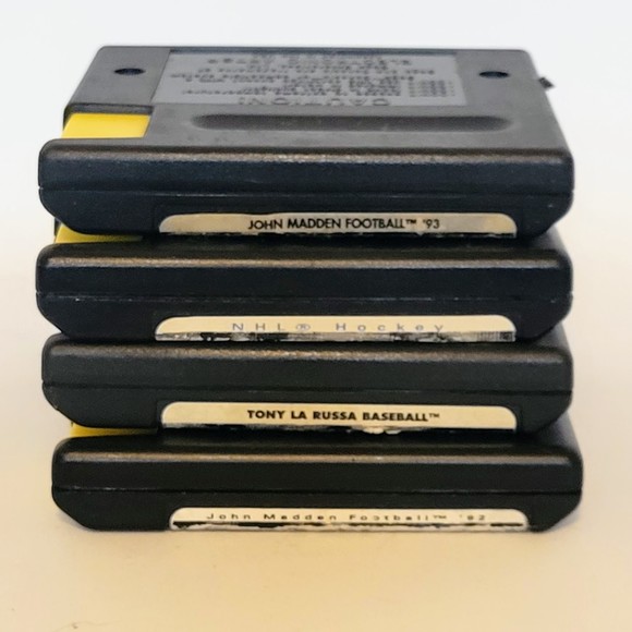 VTG Sega Genesis EA Sports Games Lot Of 4. Madden 92/93 Hockey. NOT TESTED. - Picture 9 of 12